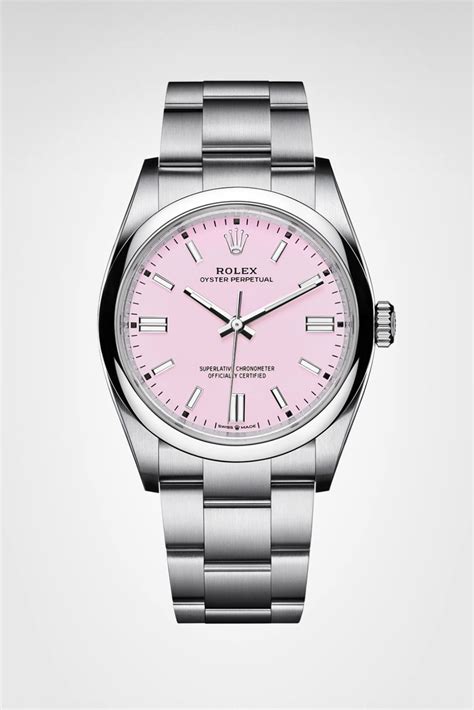 rolex oyster perpetual 36 candy pink dial|rolex day date 36 price.